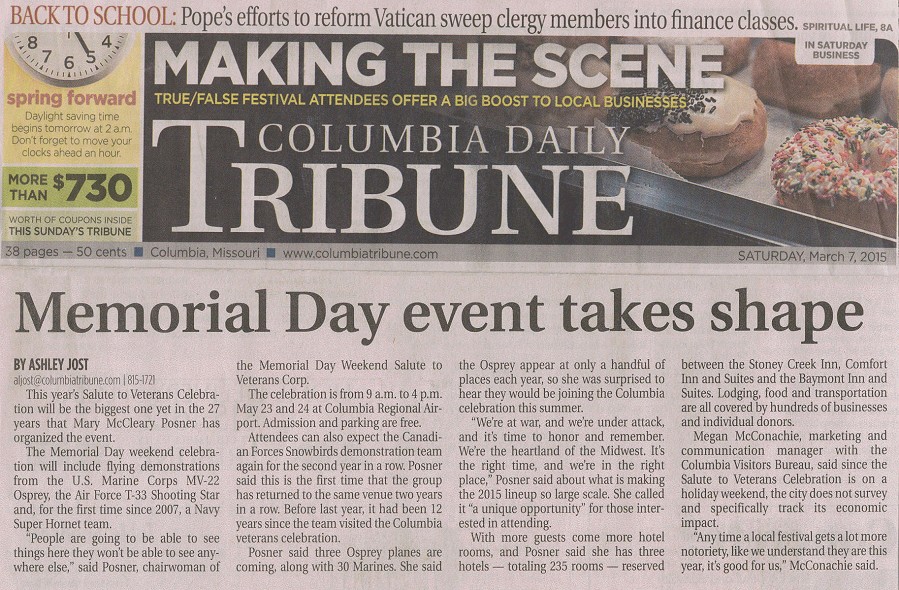 Columbia Daily Tribune March 7 2015
